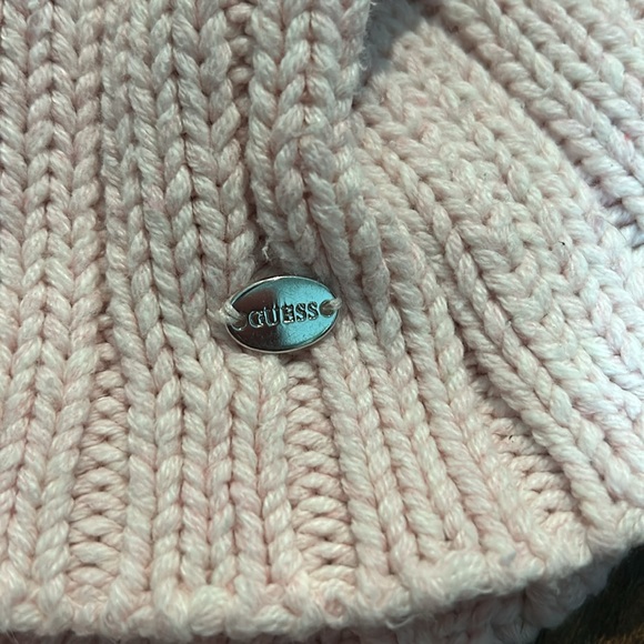 Pink Guess Cowl Neck Sweater Sz XL - Picture 3 of 4
